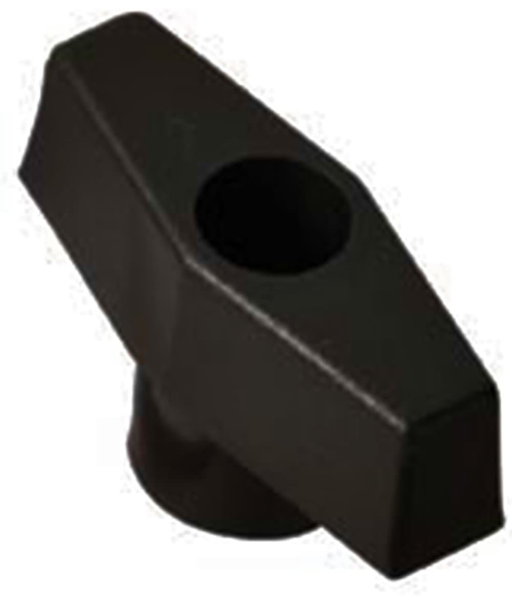 Davies Thermoplastic Bar Knob, Smooth Rim, Threaded Through Hole, 1/4"-20 Thread Size X 1/4" Thread Length, 2" Diameter (Pack of 10)
