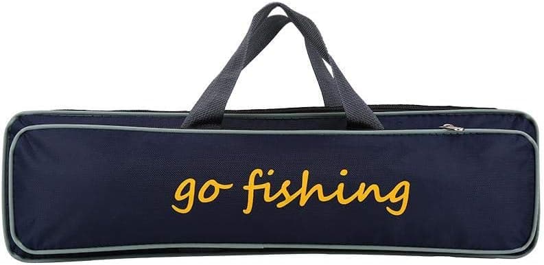 Zerone Fishing Bag, Fishing Tackle Bag Fishing Rod Pole Reel Lures Box Portable Outdoor Tackle Storage Bag Handbag Adjustable Strap