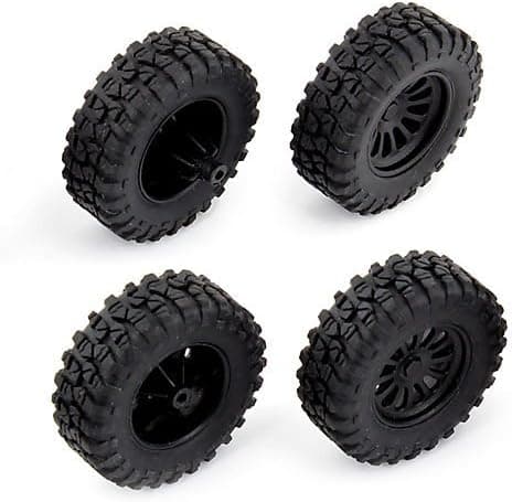 Team Associated 21431 MT28 Front and Rear Wheels and Tires, Mounted