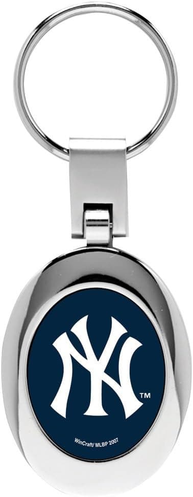 WinCraft MLB 31758071 New York Yankees Premium Domed Key Ring