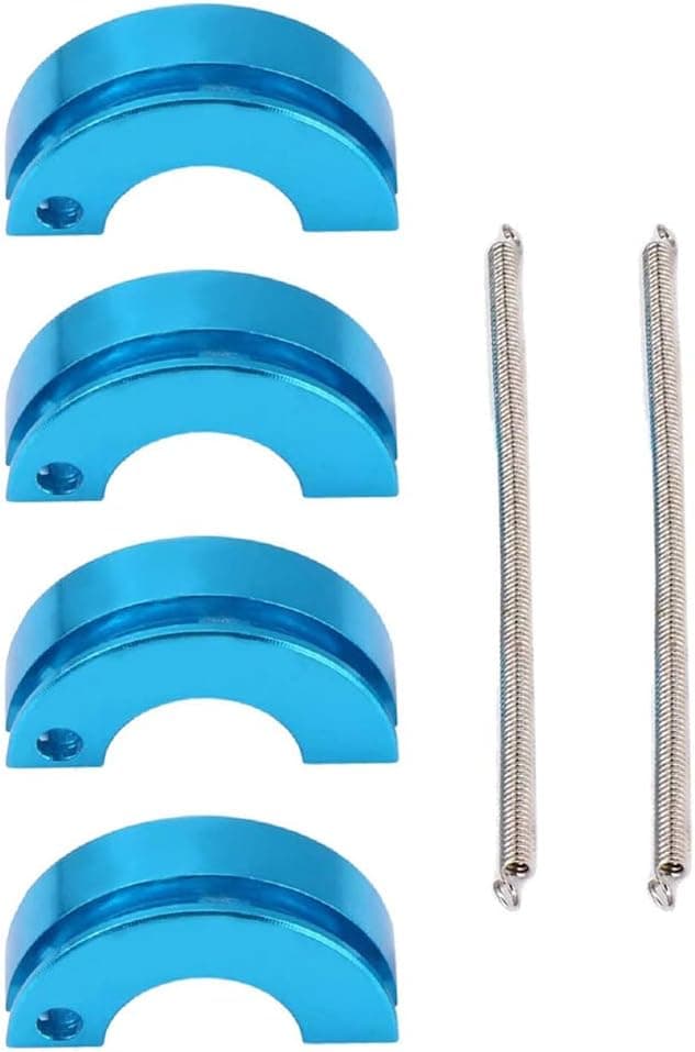 Pack of 2 Aluminum Clutch Shoe Spring Plates 02048 102273 122273 for 1/10 Nitro RC On/Off Road Buggy Car Truck HSP