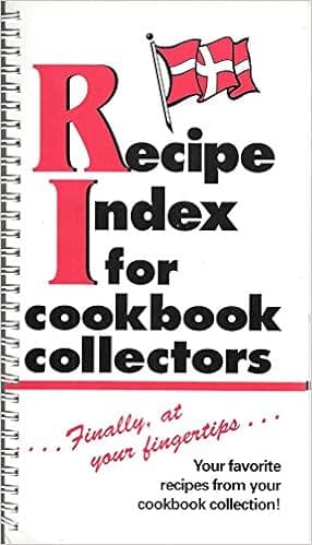 Recipe Index for Cookbook Collectors
