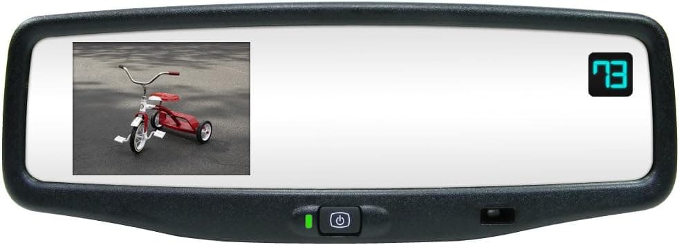 Rostra 250-8801-CMOS Magna 3.5-Inch TFT LCD GM Replacement Rear View Mirror Monitor and 1/4-Inch CCD Color Camera