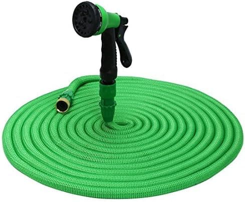 PAVLIT Expandable Garden Hose 75ft, New 2018 Innovative Leakproof Patent Connector, Lightweight Flexible Water Hose with 8 Modes Spray Gun