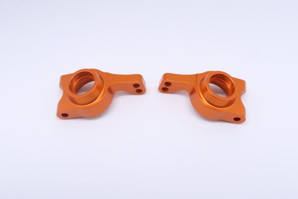 GPM For Team Losi Mini 8ight & 8ight-T Upgrade Parts Aluminum Rear Knuckle Arm - 1Pr Set Orange