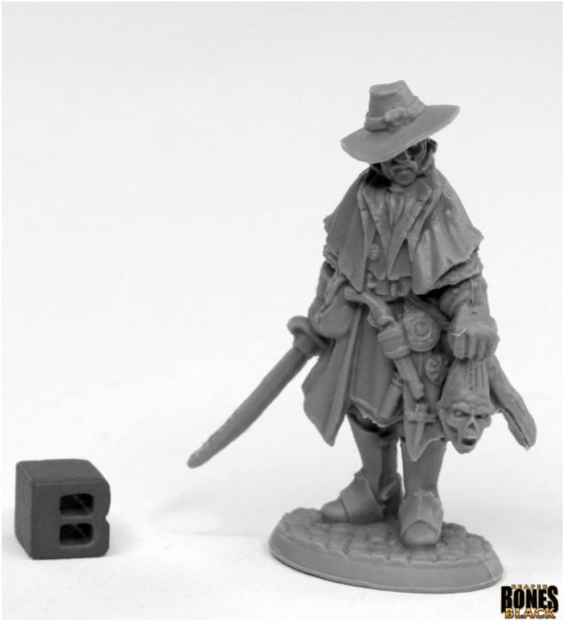 Reaper Miniatures Jakob Knochengard #44013 Bones Black Plastic Unpainted Figure