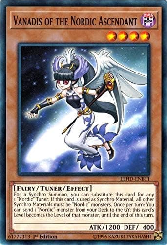 Yu-Gi-Oh! - Vanadis of The Nordic Ascendant - LEHD-ENB11 - Common - 1st Edition - Legendary Hero Decks - Aesir Deck