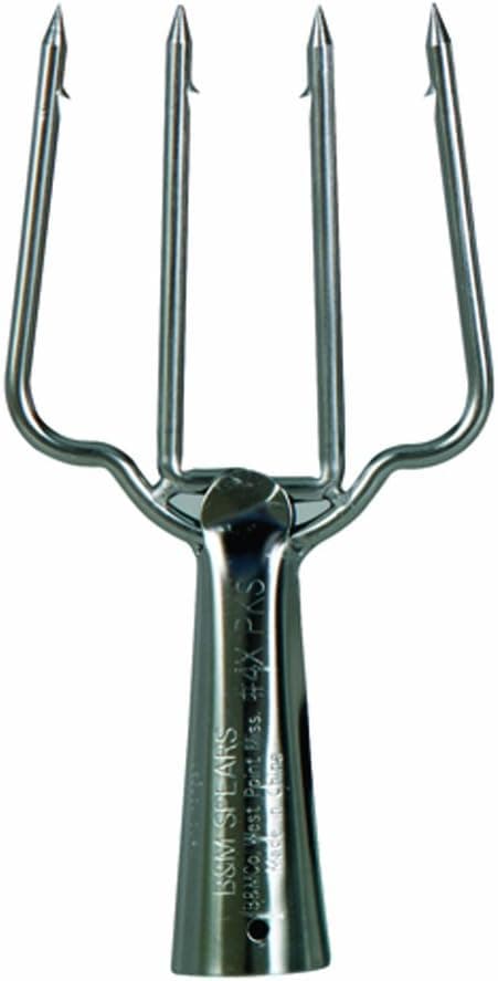 B&M 4XPKS Stainless Steel Frog and Fish Spear, 7-Inch