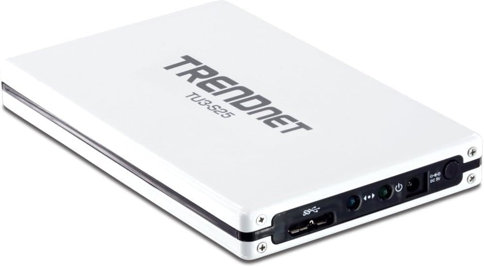 TRENDnet 2.5-Inch USB 3.0 External Hard Drive Enclosure TU3-S25
