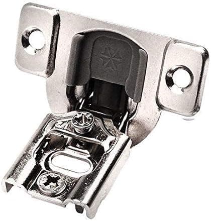 10 Pack - Cosmas 35007 Compact 105 Degrees Soft-Close Concealed Euro Style Screw-On Cabinet Hinge 1/2" Overlay