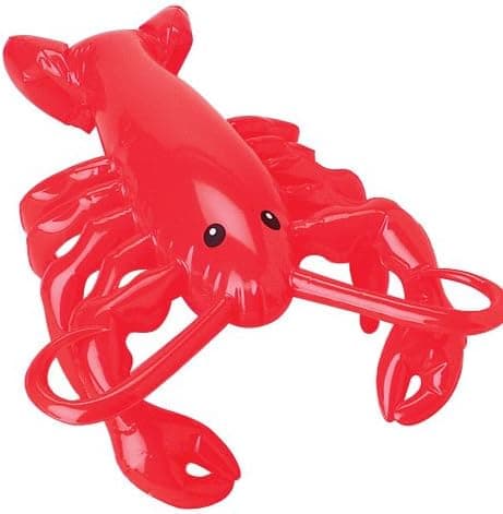 U.S. Toy Inflatable Lobster Toy