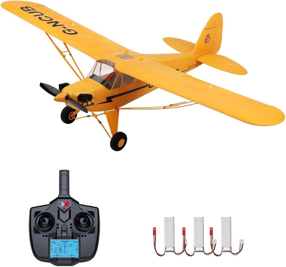 GoolRC WLtoys XK A160 RC Plane, 2.4GHz 5 Channel Brushless Remote Control Airplane for Adults, Stunt Flying RC Aircraft with 3D/6G Mode and 3 Batteries, Easy to Fly for Boys and Girls