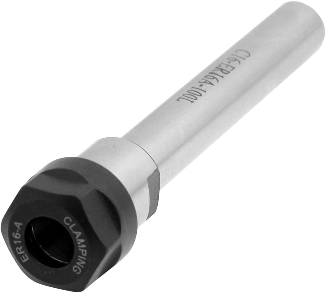uxcell C16 ER16A 100L Straight Collet Chuck Holder CNC Milling Tool Extension Rod