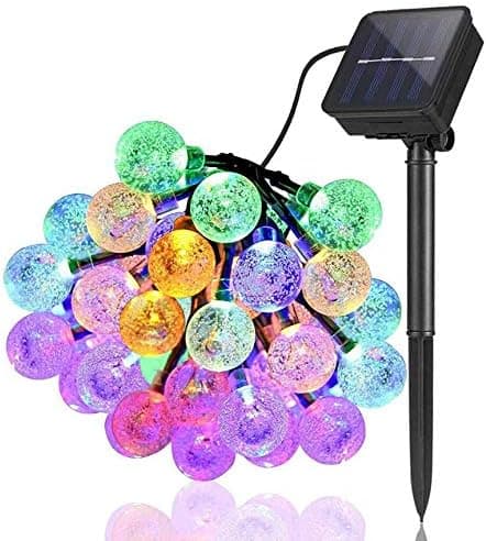 Innoveco Outdoor String Lights, Waterproof Lights for Garden, Patio, Yard, Home, Christmas Party, Xmas Tree, Wedding - Multi Color 8 Modes