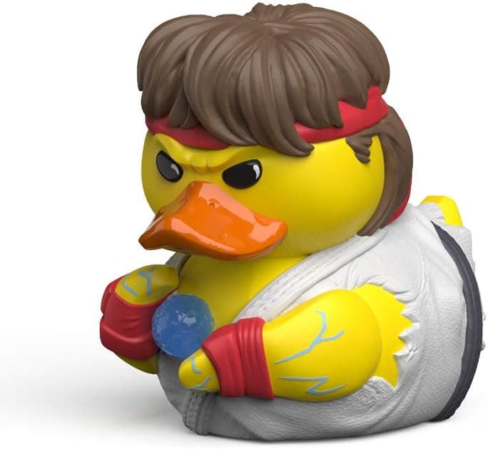 TUBBZ Street Fighter Ryu Collectible Rubber Duck Figurine – Official Street Fighter Merchandise – Unique Limited Edition Collectors Vinyl Gift