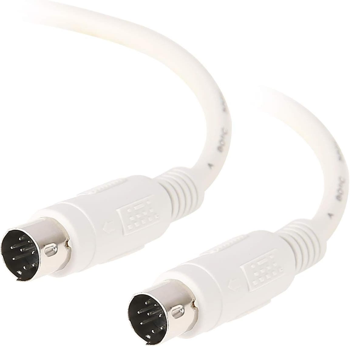 Subwoofer Cable 8-Pin Mini Din Connector Parallel Sync Male to Male Sound System Replacement Cable (5 ft)