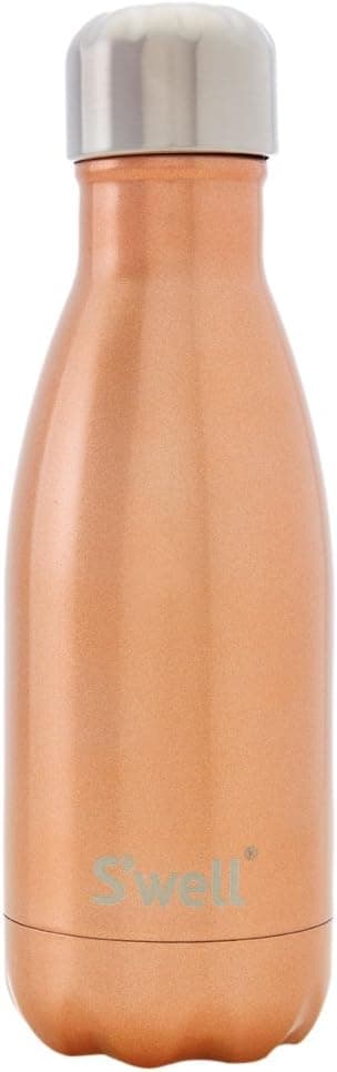 S'well Vacuum Insulated Stainless Steel Water Bottle, 9 oz, Orange Sherbet