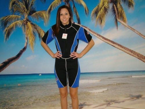 Women's Shorty From Zipper Wet Suit Size 3x, Item $ 9815