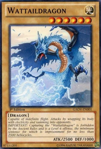 Yu-Gi-Oh! - Wattaildragon (GAOV-EN001) - Galactic Overlord - 1st Edition - Common