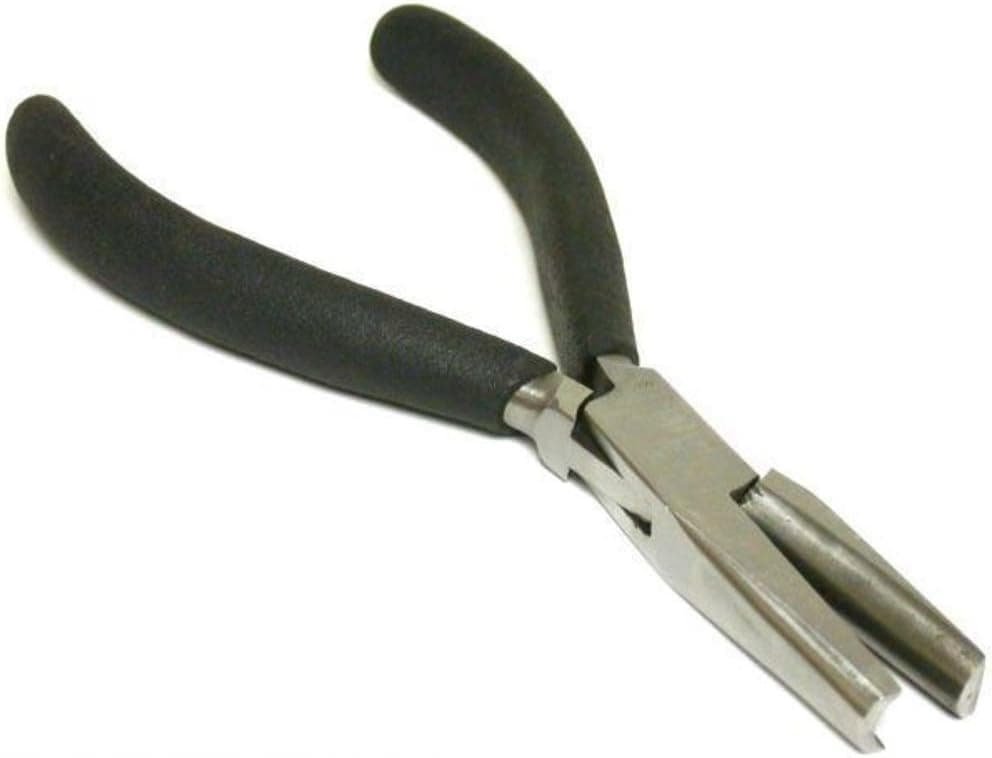Half Round Concave Nose Pliers 5" Jewelers Beading Jewelry Repair Tool