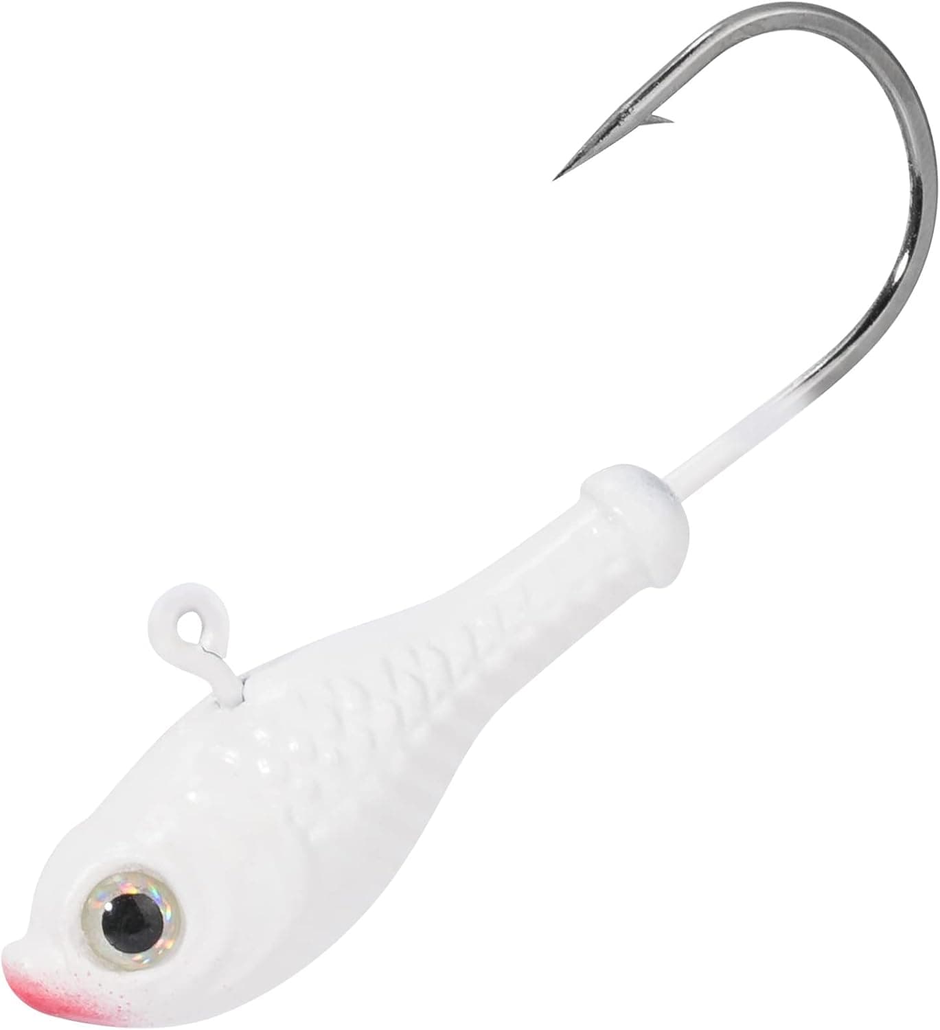 Dr.Fish 5 Pack Swimbait Jig Heads, Saltwater Fishing Jigs Minnow Jigs Baitfish Jigs Surf Fishing Bucktail Jig Heads Striper Bass Halibut Flounder Mackerel Jigs