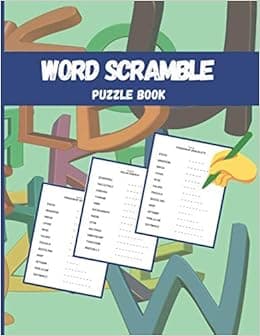 Word Scramble Puzzle Books: 1000+ WORD SCRAMBLES: Word Scramble Puzzle Books for Adults: Large Print Word Jumbles