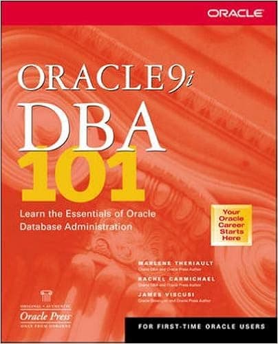 Oracle9i DBA 101