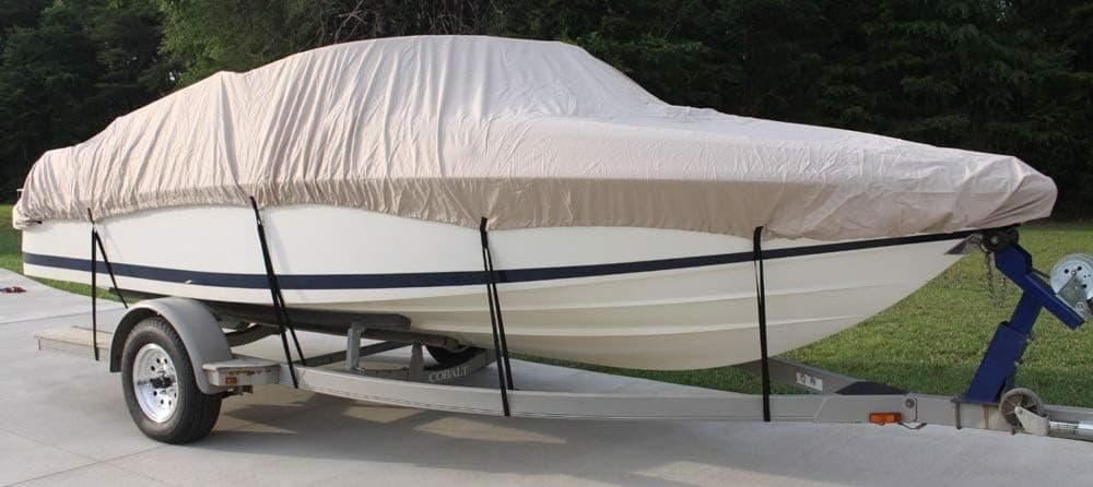 Vortex Heavy Duty *Beige/TAN * VHULL Fish SKI RUNABOUT Cover for 19'- 20' Boat 1 to 4 Business Day DELIVERY