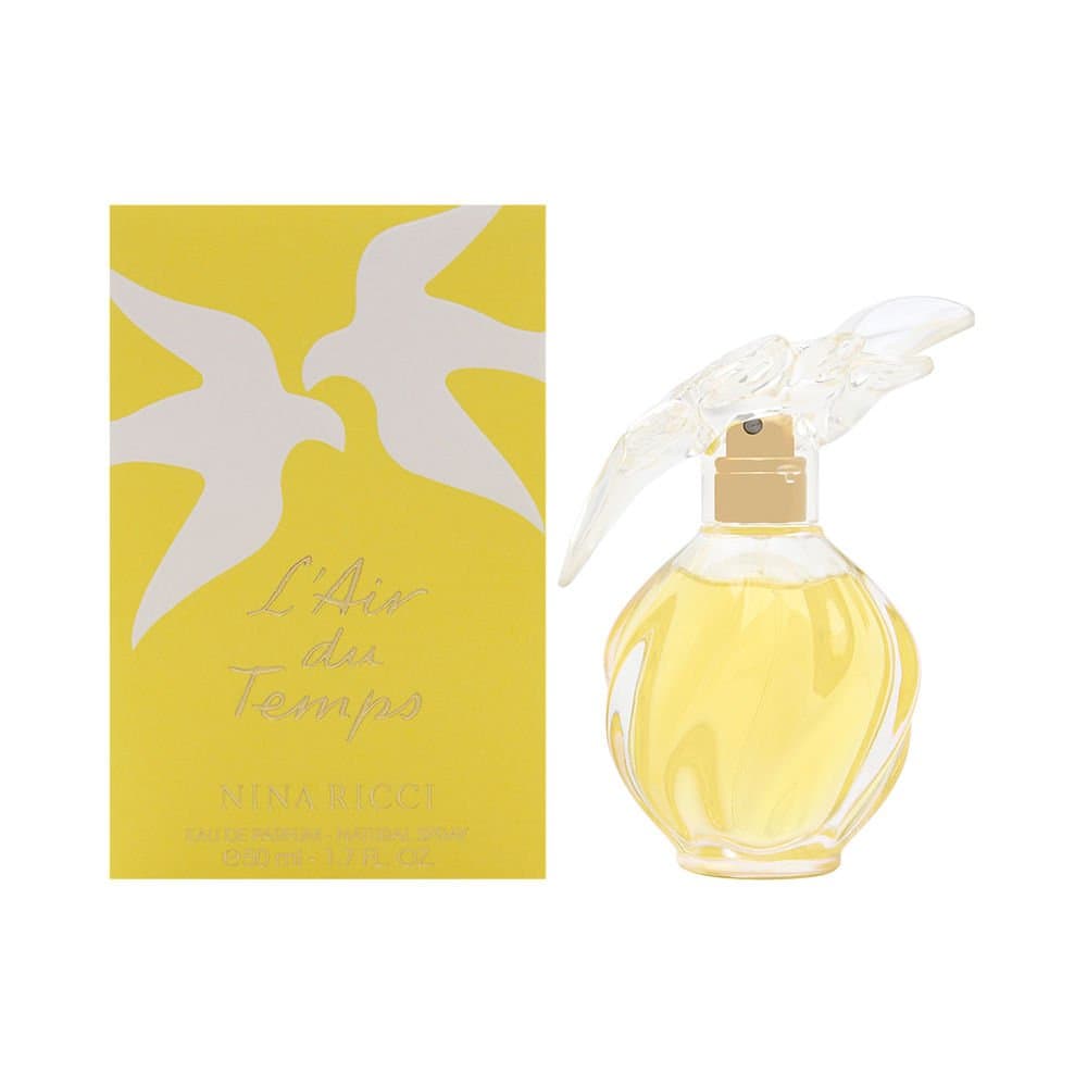 Nina Ricci L'Air Du Temps Perfume For Women - Amber Floral Fragrance Mist - Opens With Notes Of Spices And Peach - Blended With Brazilian Rosewood And Neroli - Eau De Parfume Scent Spray - 1.7 Oz