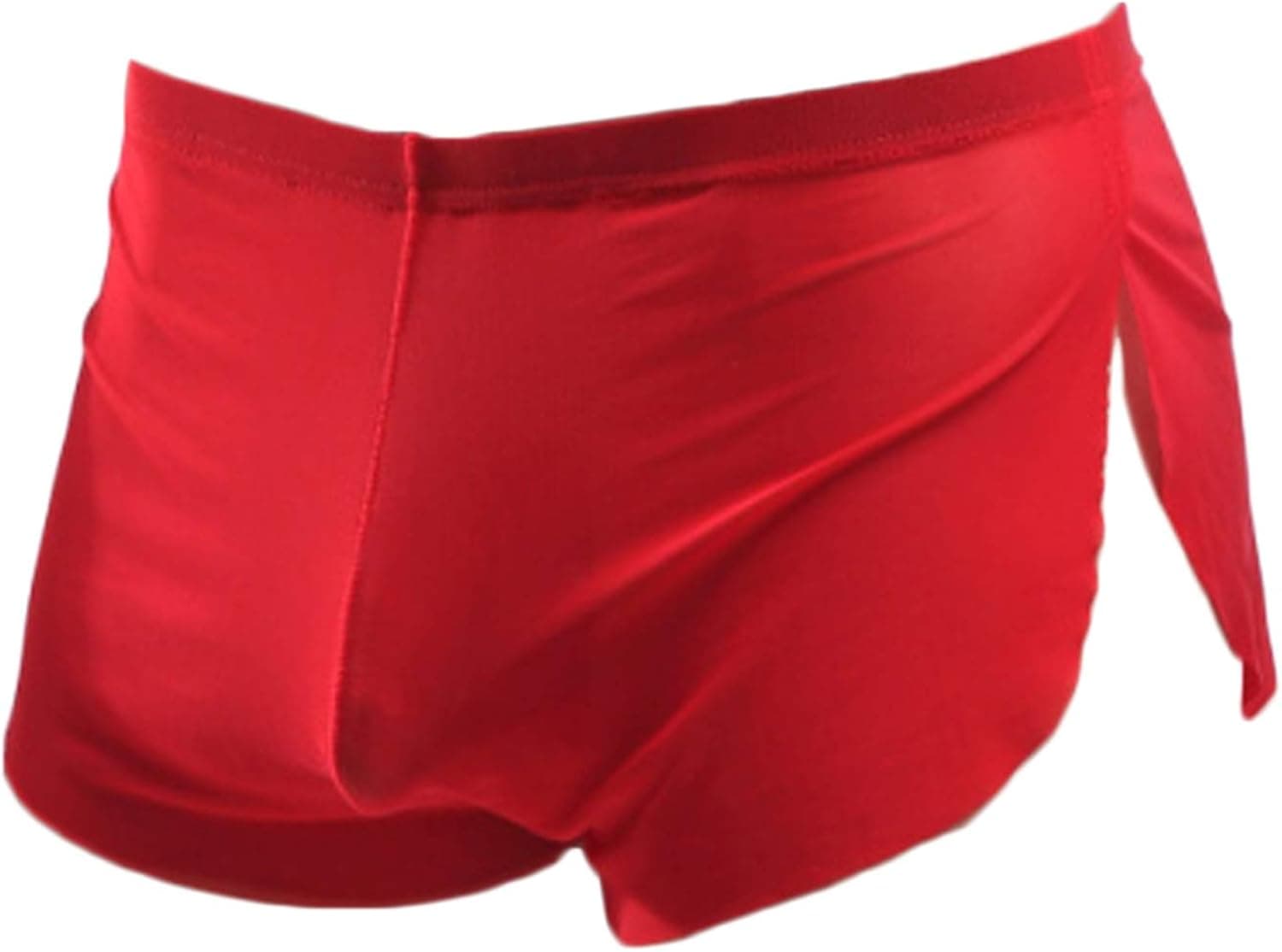 CaveHero Men's Breathable Panties Split Side Boxer Briefs Underwear Transparent Trunks Shorts