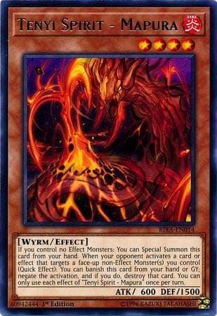 Yu-Gi-Oh! - Tenyi Spirit - Mapura - RIRA-EN014 - Rare - 1st Edition - Rising Rampage