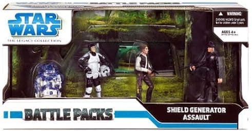 Star Wars Legacy Collection Action Figure Battle Pack Assault on The Shield Generator