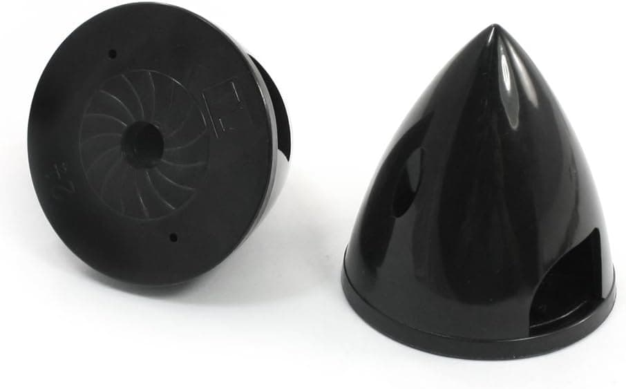 uxcell 2pcs RC Plane Parts 2 Vane Prop RC Propeller Cap 57mm 2.25" Black