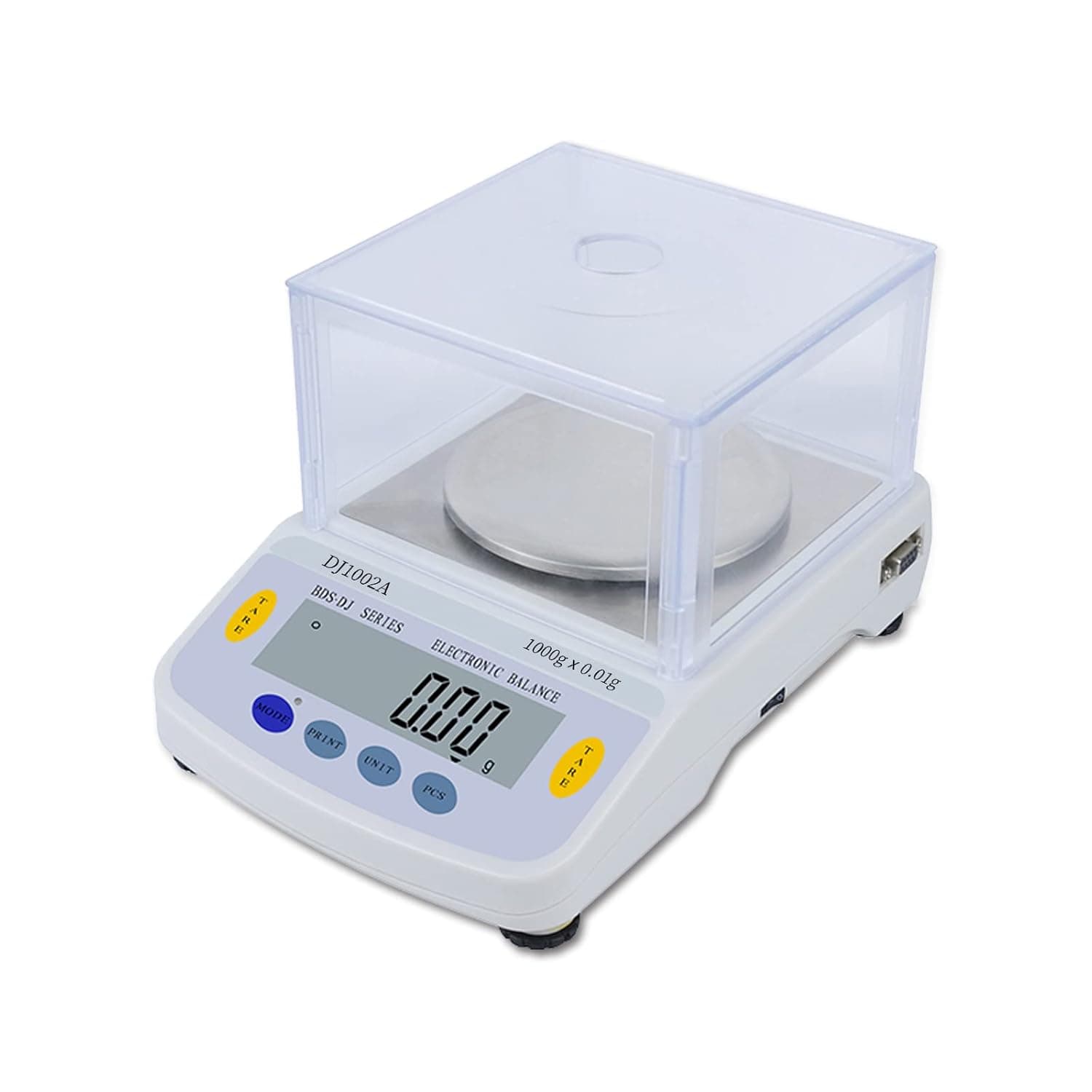 Precision Lab Scale 1000gx0.01 Gram Resolution, 10mg LCD Lab Analytical Scale/Kitchen Scale/Medicine Scale/Industrial Scale/Gold Scales(Support Printing)