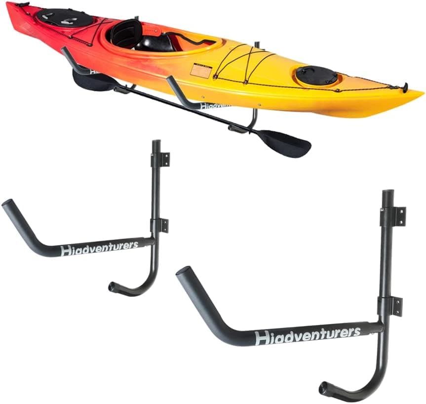 Hiadventurers Kayak Wall Storage Rack Antler2