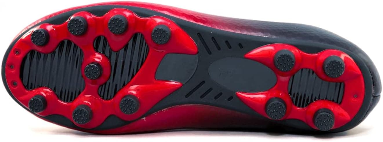 zephz Wide Traxx Black/Space Cherry Soccer Cleats