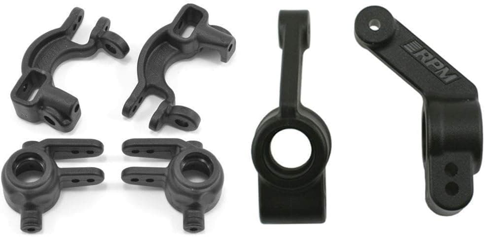 RPM 2 Pack Slash 4X4 Front & Rear Hub Carries & Steering Blocks 80732 73592 Includes CHICAGOLAND RC Coupon