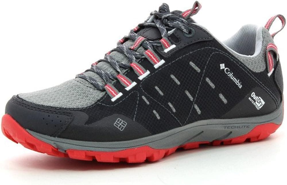 Columbia Womens Conspiracy Razor Outdry Sneakers,Gray,9 M