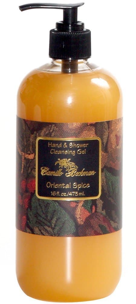 Camille Beckman Hand and Shower Cleansing Gel, Oriental Spice, 16 Ounce