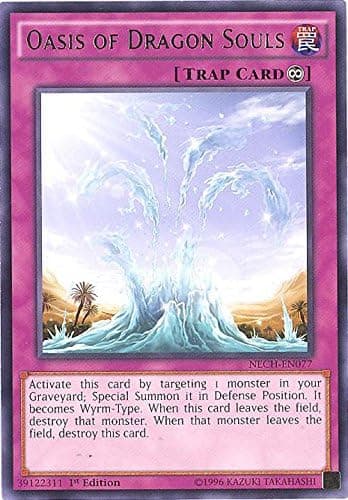YU-GI-OH! - Oasis of Dragon Souls (NECH-EN077) - The New Challengers - Unlimited Edition - Rare