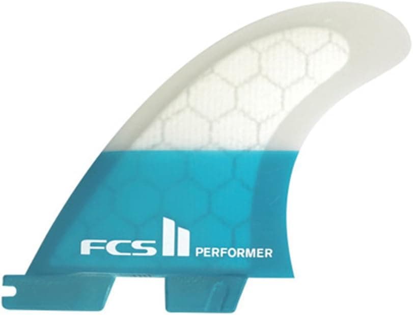 FCS II Performer Performance Core Tri Fin Set - Blue - Small
