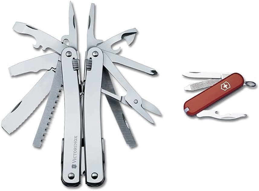 Victorinox Swiss Army Swisstool Spirit Multi-Tool Plus Free Pocket Knife