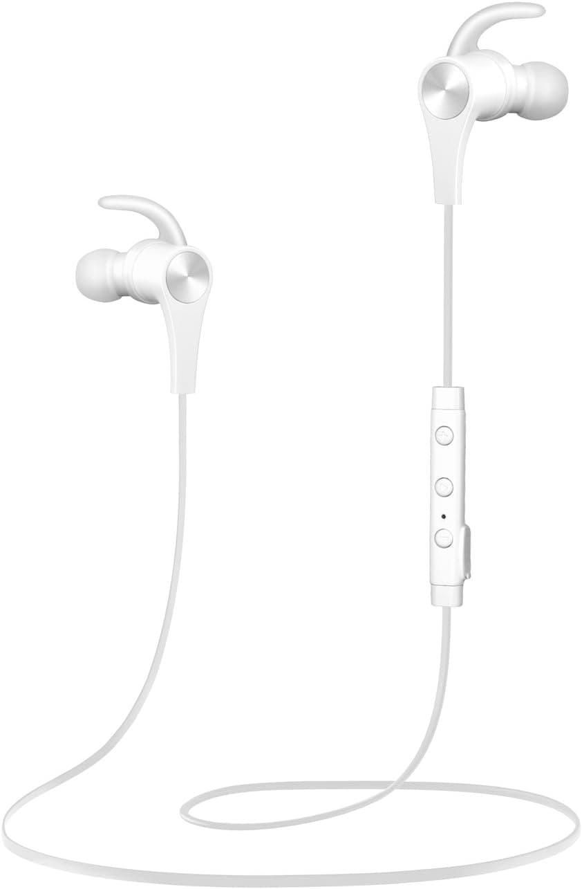SoundPEATSBluetooth Headset for iPhone, Android - White