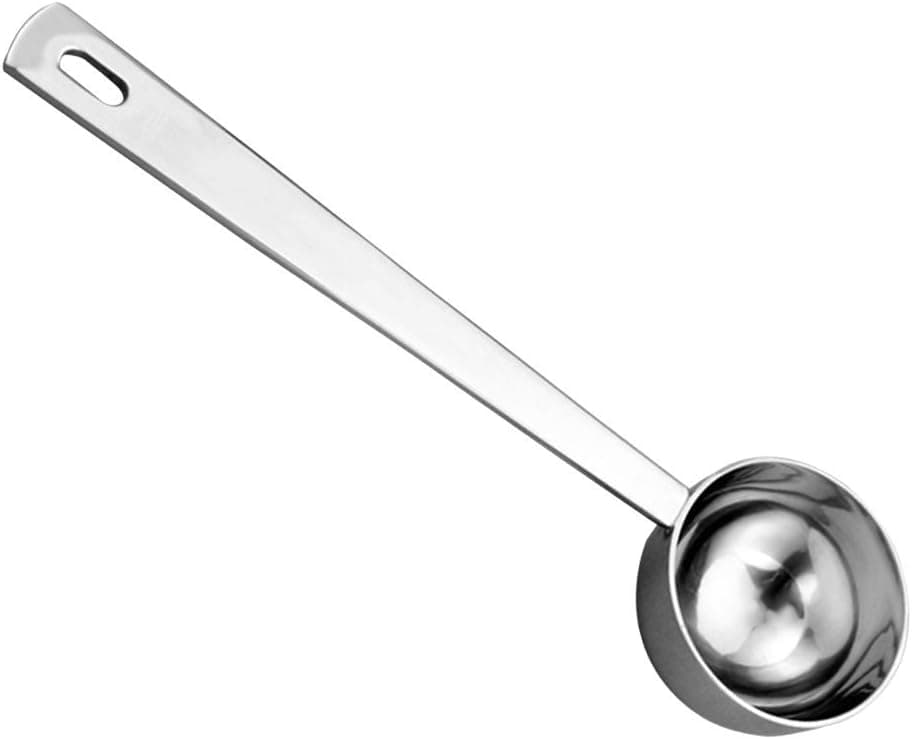 6" Premium Quality Stainless Steel Extra-long Coffee Spoon, 1 tbsp/scoop