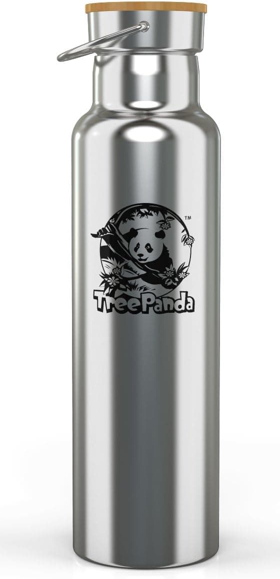 Water Bottles Stainless Steel. Ideal for Work and Camping trips. BPA FREE - 20 Oz/600ml.