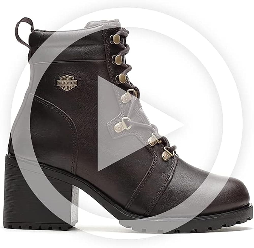 HARLEY-DAVIDSON FOOTWEAR Women's Marinda 5" Lace Motorcycle Boot