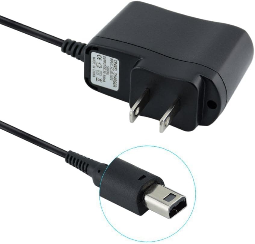 3DS Charger, AC Adapter for Nintendo 3DS XL, 3DS, and 2DS