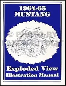 1964-1965 Mustang Parts Illustration Manual Reprint