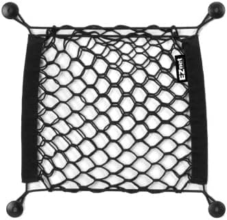 EZnet Organizer 10111212K2 Small Storage Net Polybag Package, Black, 2-Pack