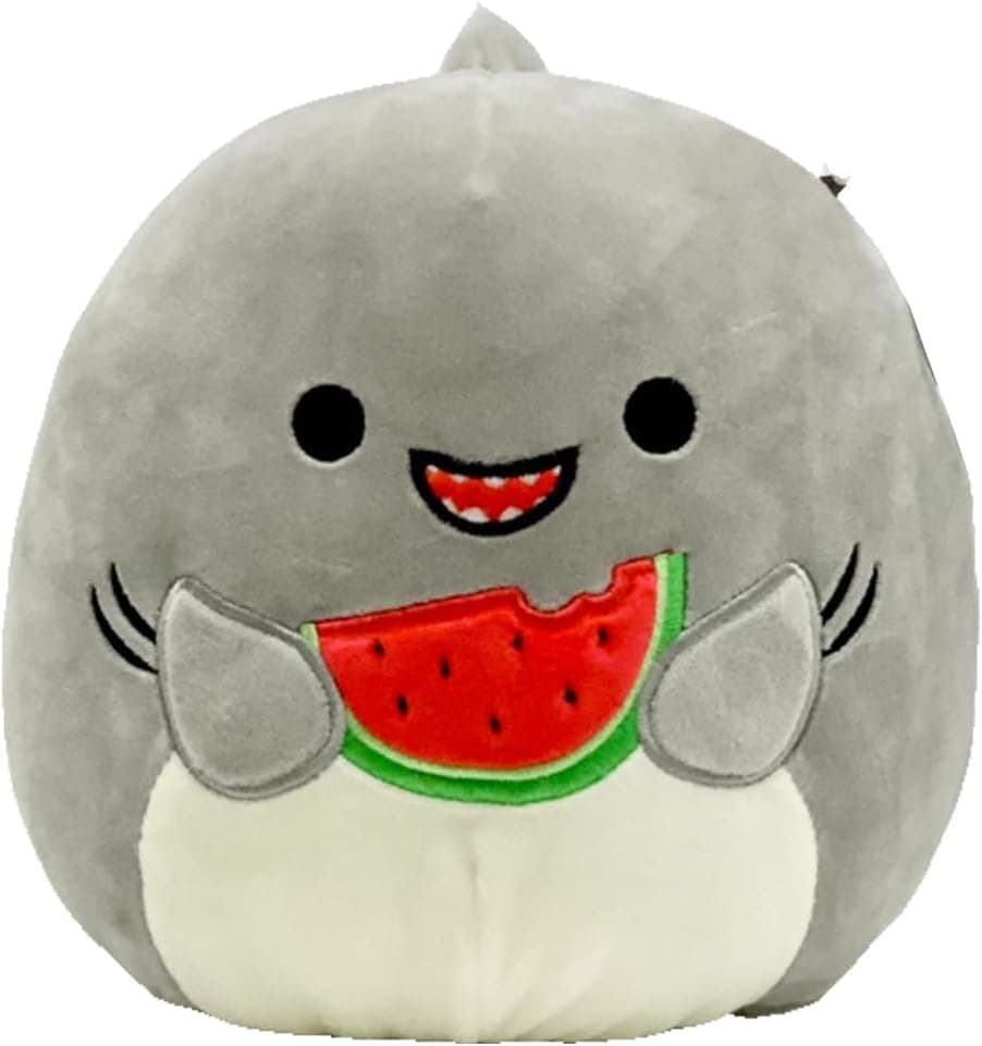 Squishmallows Official Kellytoys Summer Squad Squishy Stuffed Plush Toy Animals (8 Inch, Gordon Shark)